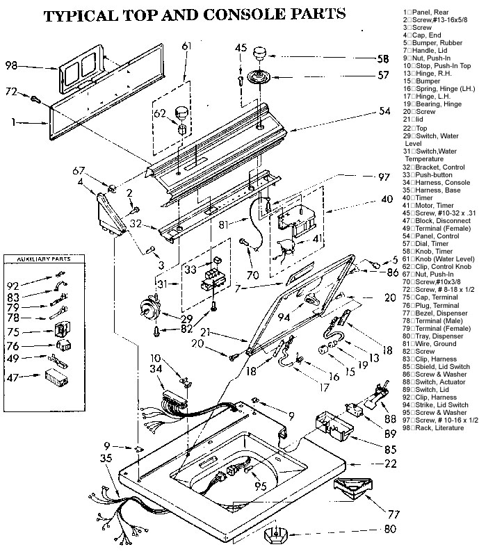 Kenmore 970 dryer service manual